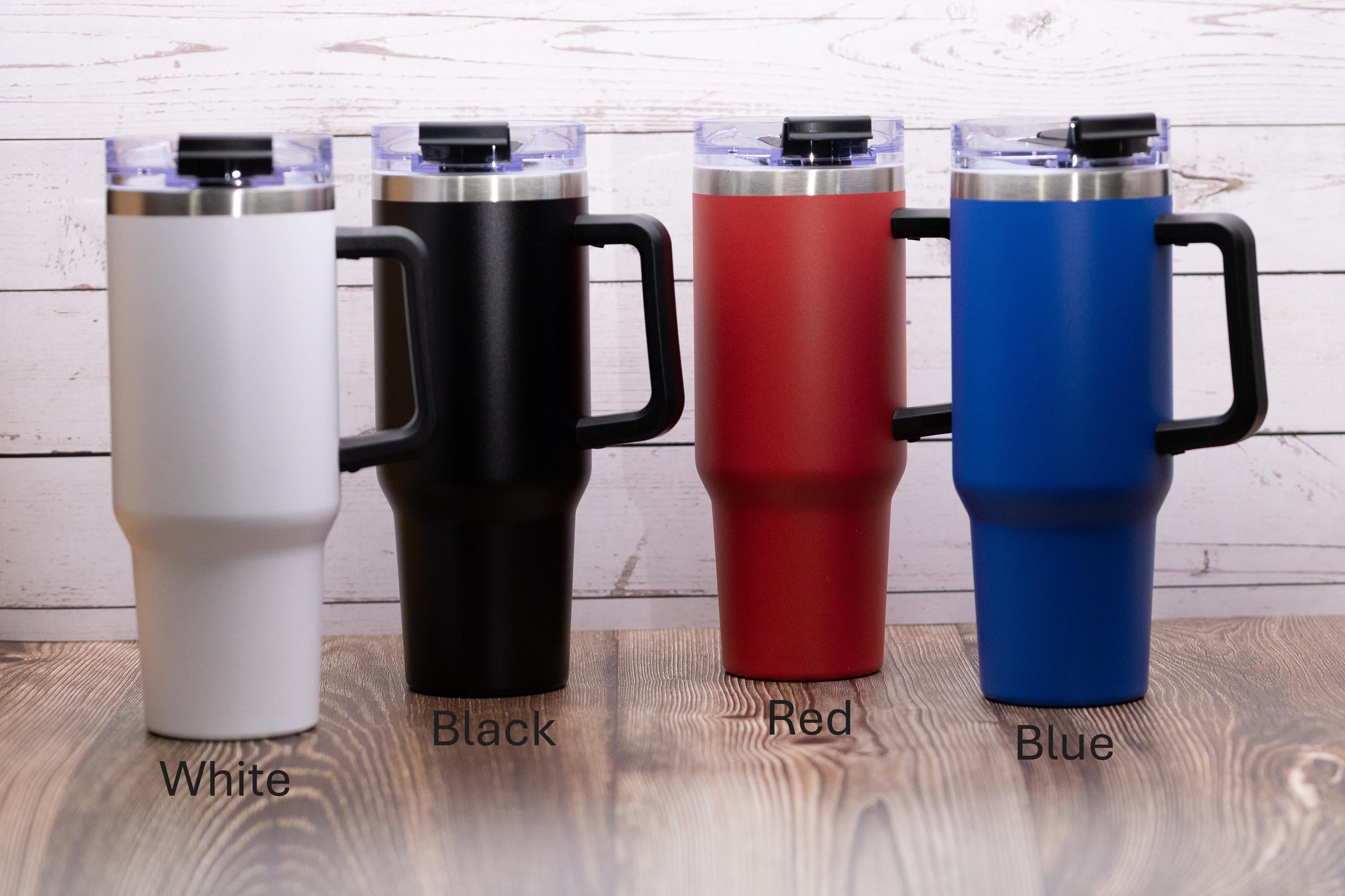 Fuck cancer engraved tumbler: 40oz insulated stainless steel cup