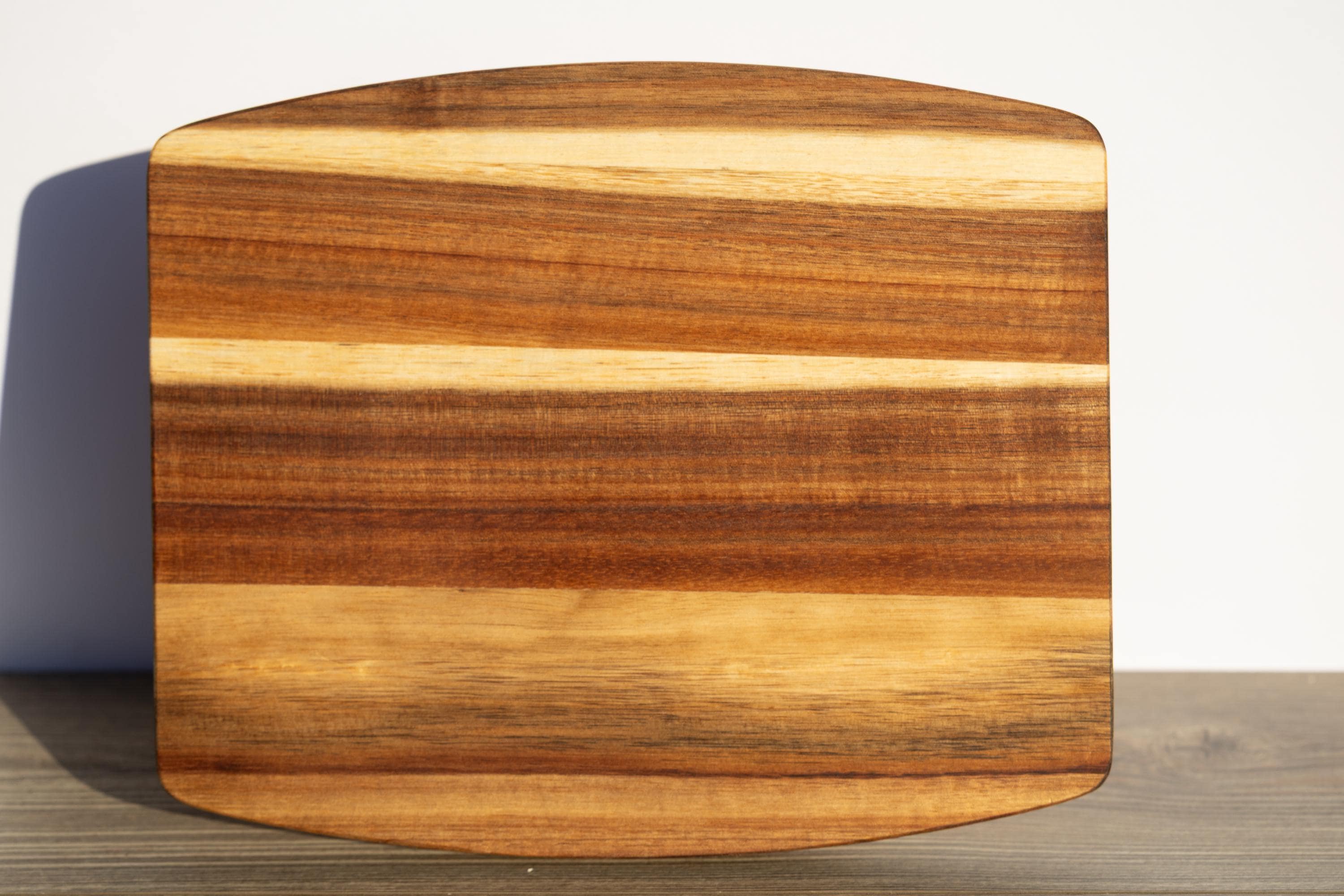 Funny acacia wood charcuterie board: laser engraved cheese & snack server