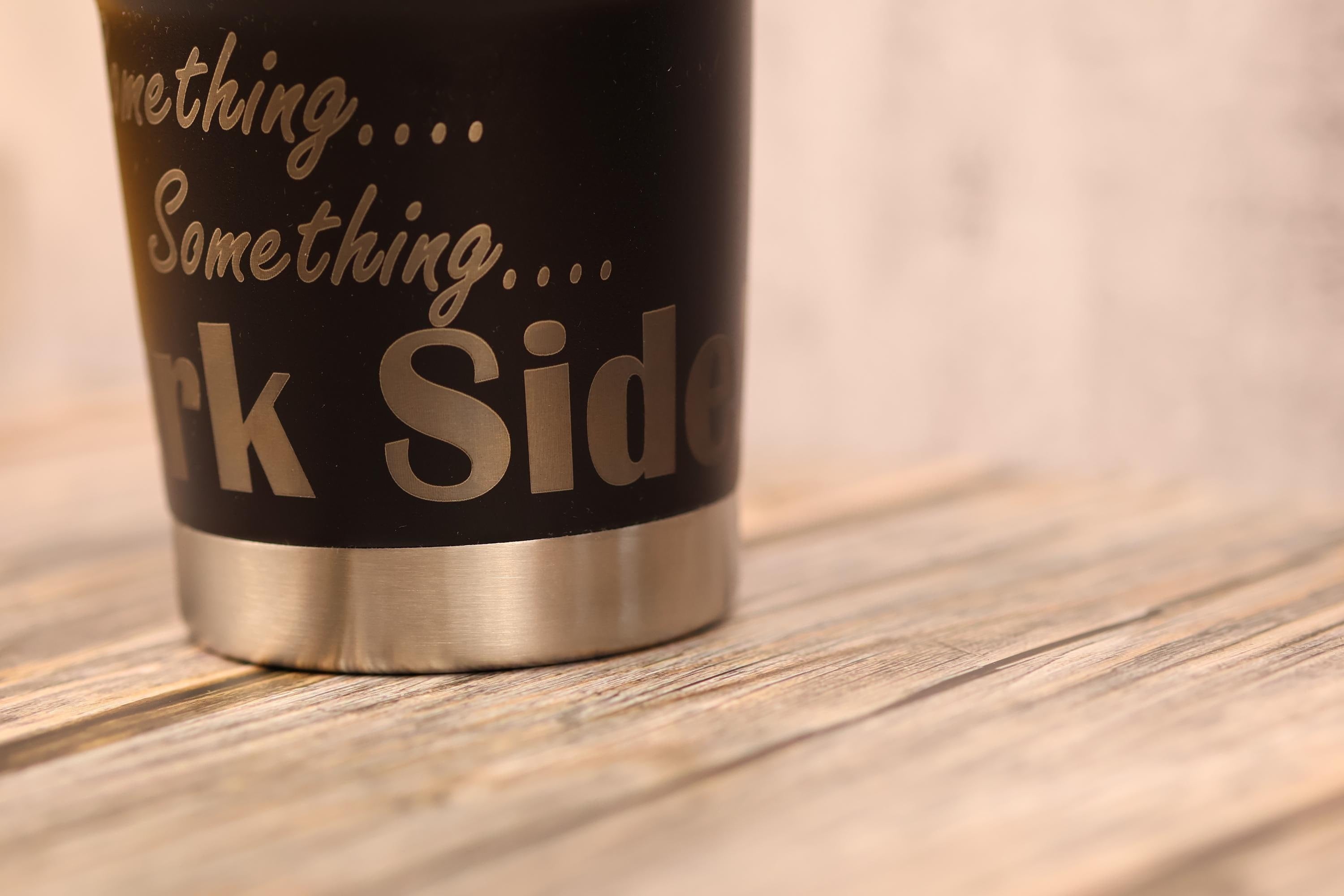 Darth vader tumbler: laser engraved star wars travel cup
