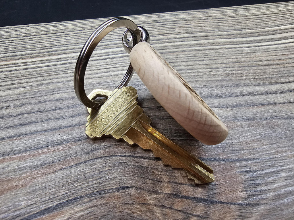 Laser engraved Golden Retriever keychain / Bag Charm: hardwood dog lover gift